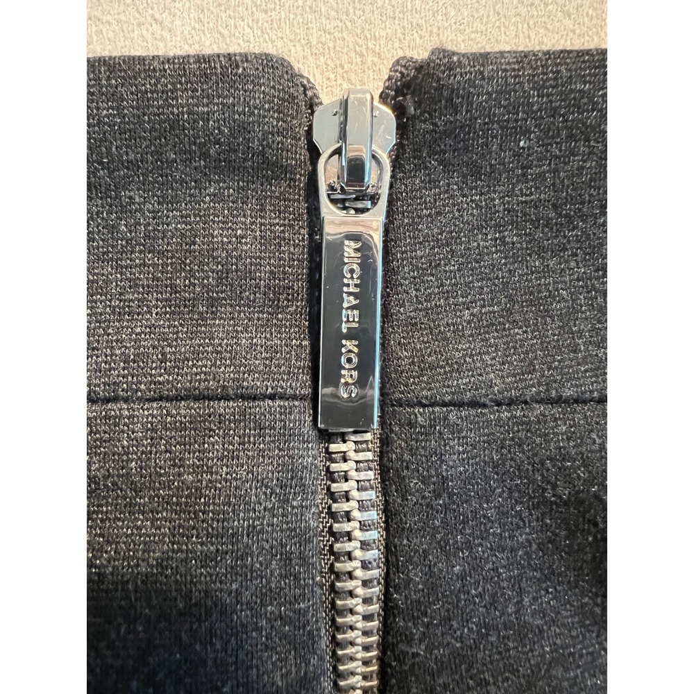 Michael Michael Kors Womens Gray Zipper Detail Pencil Skirt Size 12 Charcoal - Picture 7 of 15